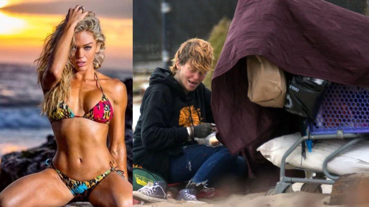 Imagen de Loni Willison, la exmodelo y actriz de Hollywood que terminó comiendo basura y durmiendo en la calle