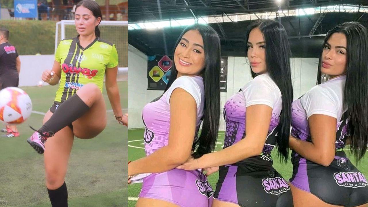 Imagen Principal de Nota: Equipo de fútbol femenino está causando sensación por sus atractivas jugadoras