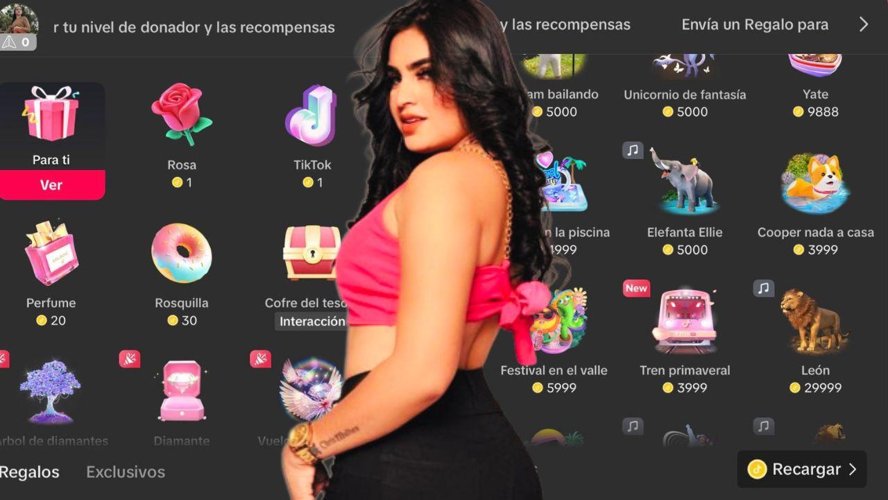 Imagen Principal de Nota: Este es el valor de los regalos que recibe Roxanna Somoza y otros hondureños en TikTok