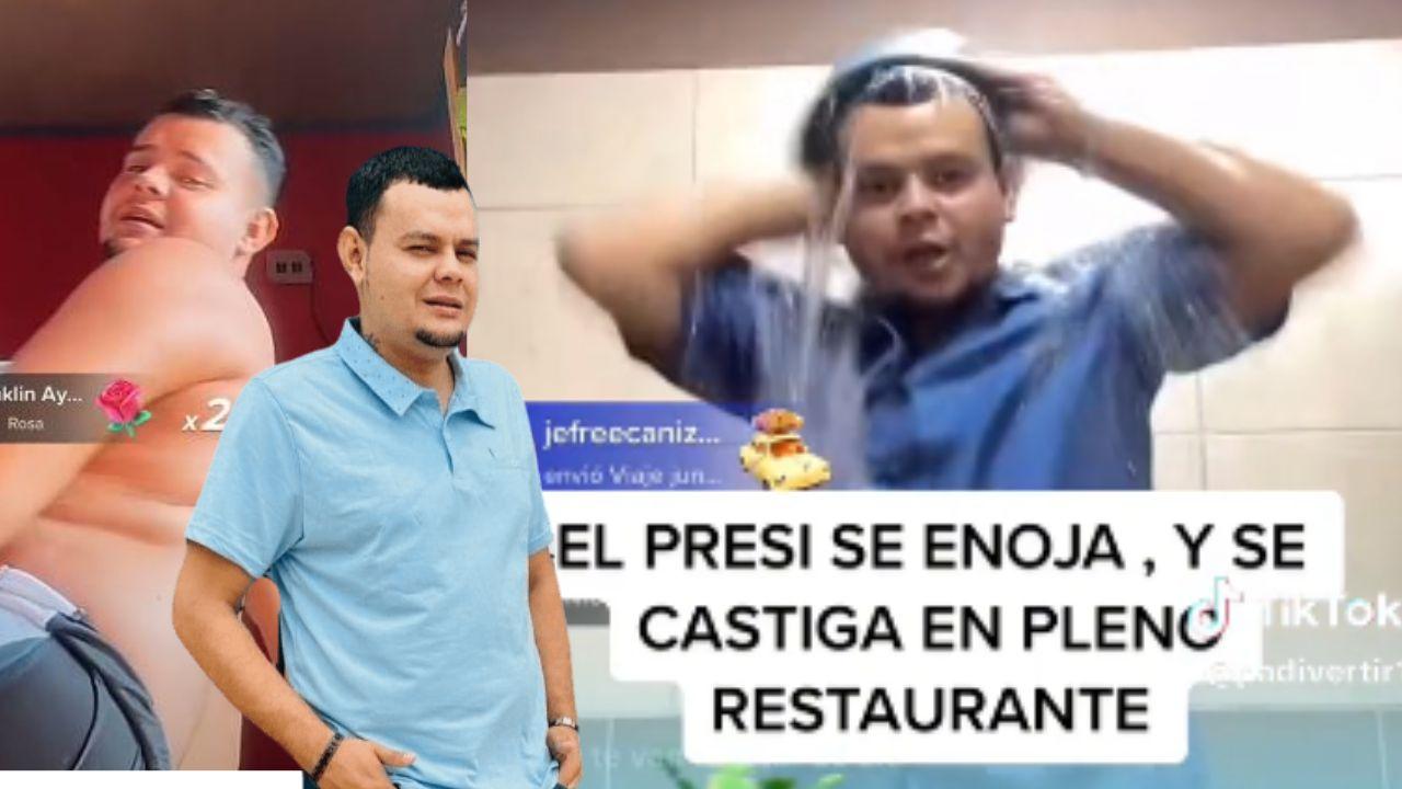 Imagen Principal de Nota: ¿‘Está poseído’?: Tiktoker hondureño Urías Lobo  se autolesiona en baño público