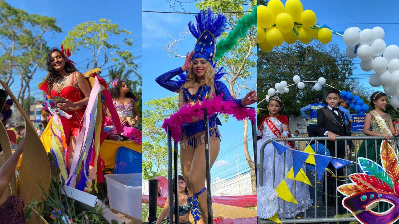 Imagen de Con colorido desfile de carrozas se cierra la Feria Juniana de San Pedro Sula 2023