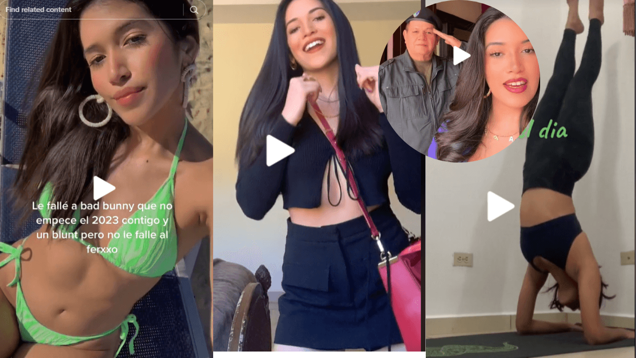 Imagen de Hija de Romeo Vásquez se vuelve viral en TikTok por lo sexy que se muestra en sus videos