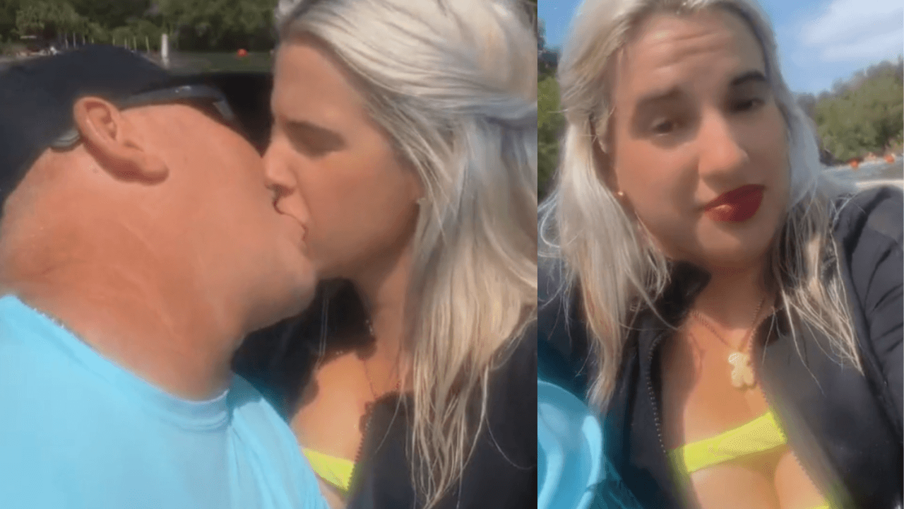 Imagen de Exponen a supuesta sampedrana que casi vomita al besar a su 'sugar daddy'