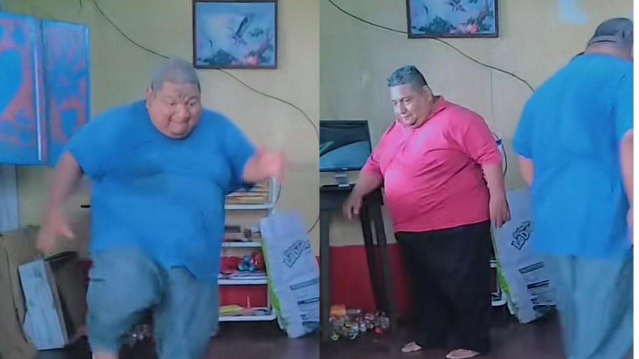 Imagen de ¡Dúo de gorditos revoluciona las redes por sus movimientos de playero!