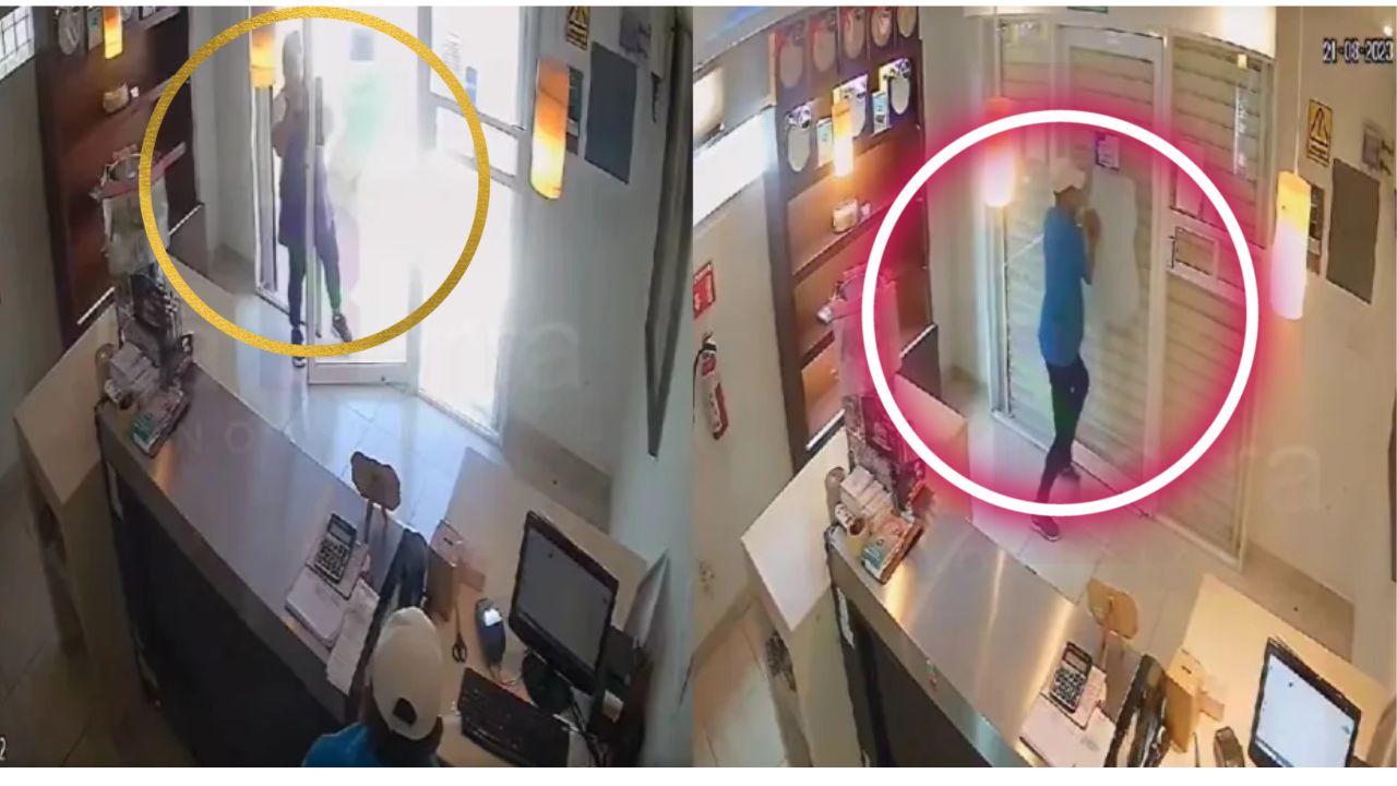 Imagen Principal de Nota: VIRAL: Empleada de tienda deja encerrado a ladrón tras sufrir asalto