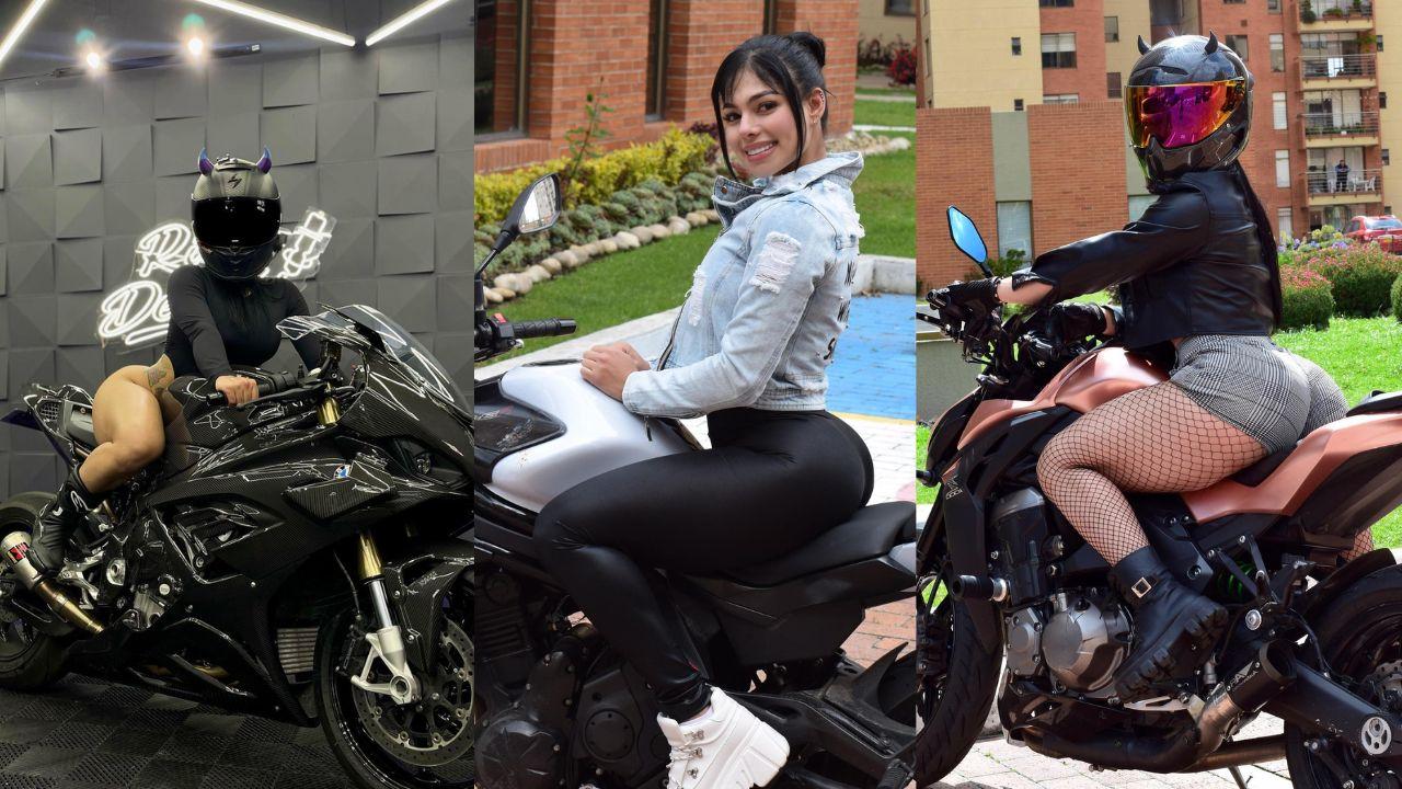 Imagen de Yineth Medina, la sensual modelo fitness que despierta pasiones sobre ruedas