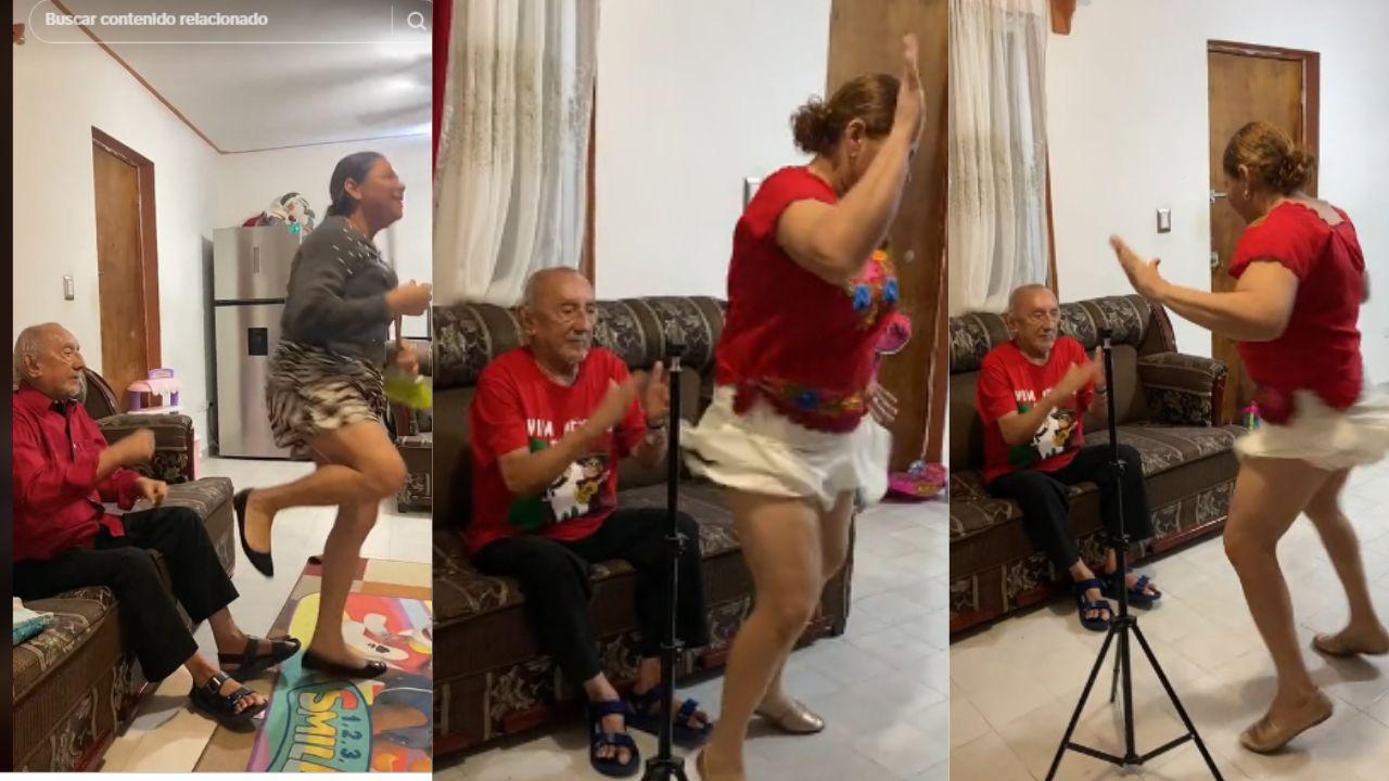 Imagen de Hondureña responde a críticas por bailarle punta a su esposo mayor