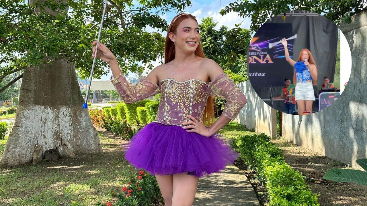 Imagen de 'La Bicha Catracha' responde a  críticas  por lucir como palillona en la celebración de la independencia de Honduras