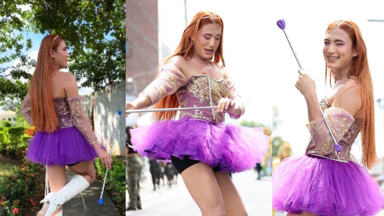 Imagen Principal de Nota: ‘La Bicha Catracha’ roba el show en desfiles patrios vestida de palillona