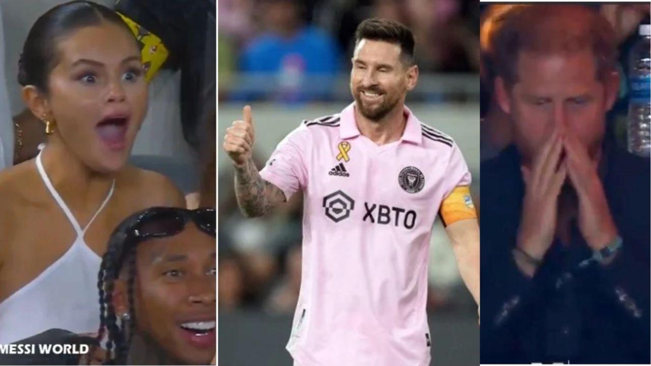 Imagen Principal de Nota: La increíble reacción del Príncipe Harry, Selena Gómez y otras celebridades al ver jugar a Messi