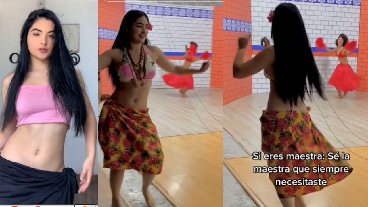 Imagen de Sexy maestra de baile hechiza las redes sociales con su encanto durante los ensayos