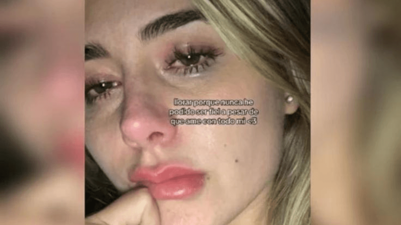 Imagen Principal de Nota: VIDEO VIRAL: Mujer llora porque no puede ser fiel a su pareja