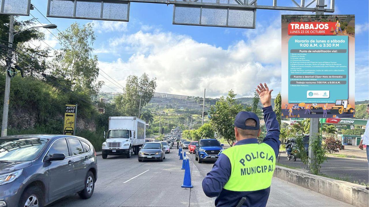 Imagen de ¡Tome nota! Calles y avenidas cerradas hoy martes en la capital de Honduras