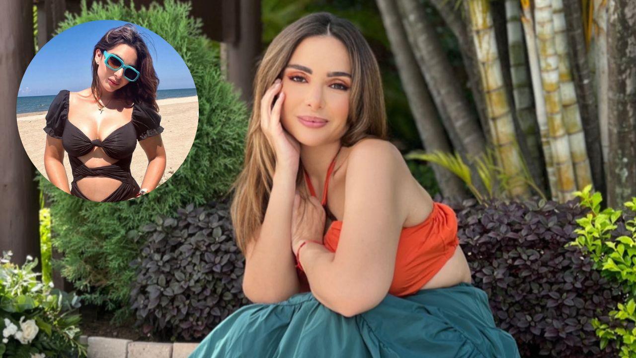 Imagen de Laura Pérez, presume su pancita en sexy traje de baño desde las playas