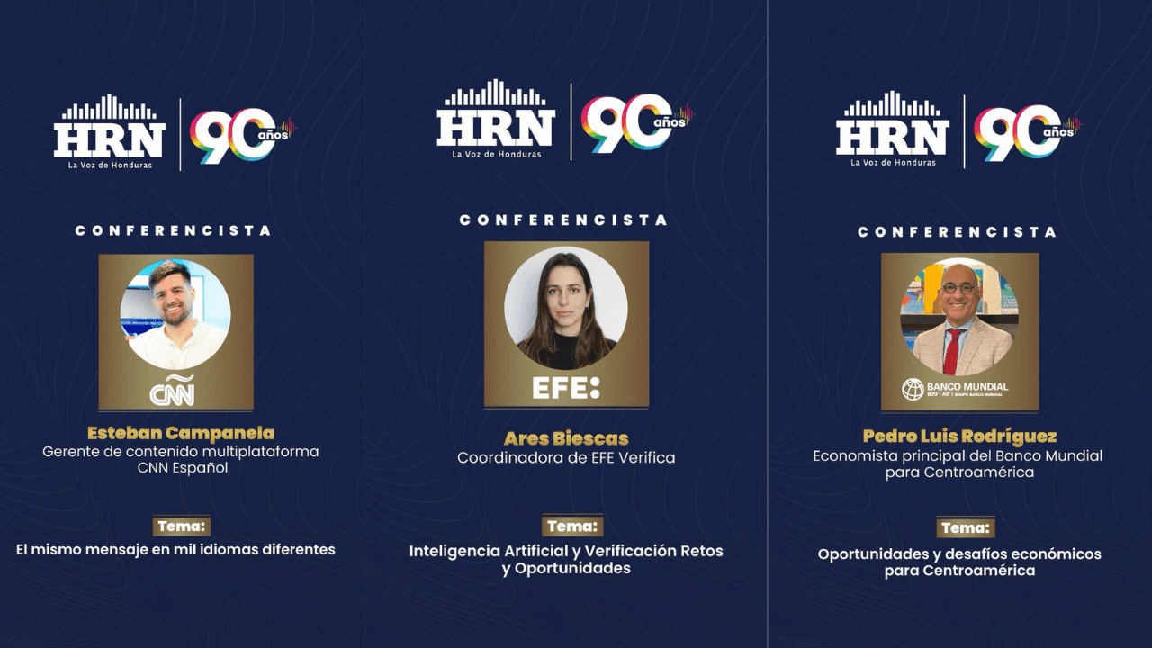 Imagen Principal de Nota: HRN celebra 90 años con conferencias sobre 'Desinformación'' presentadas por destacados especialistas latinoamericanos