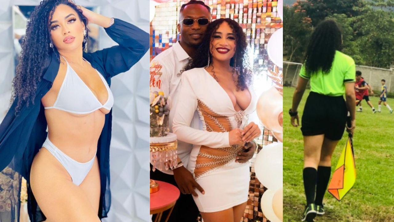 Imagen Principal de Nota: Valeria Aguilar, la sexy árbitro que enamoró al jugador del Motagua, Kevin Álvarez