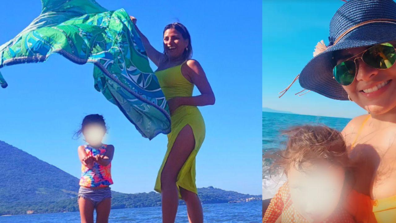 Imagen de Así disfruta Saraí Espinal sus vacaciones en la Isla del Tigre en Amapala