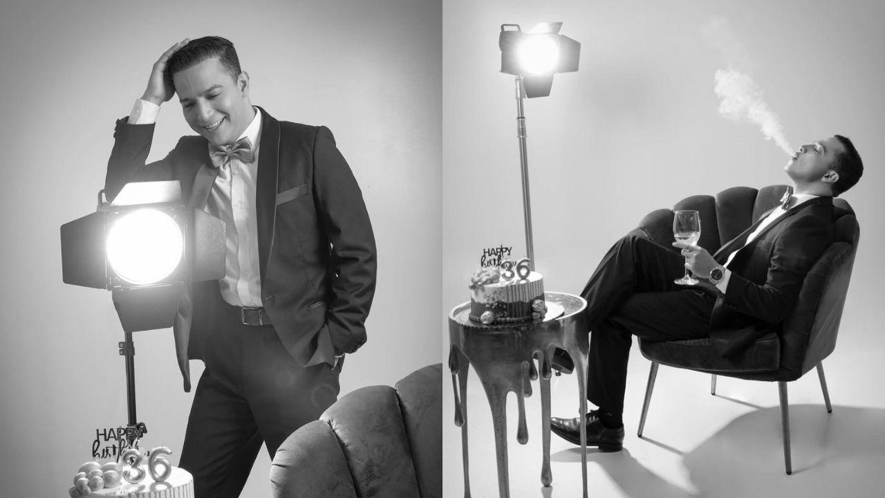 Imagen Principal de Nota: Erik Chavarría festejó su cumpleaños con elegante sesión de fotos