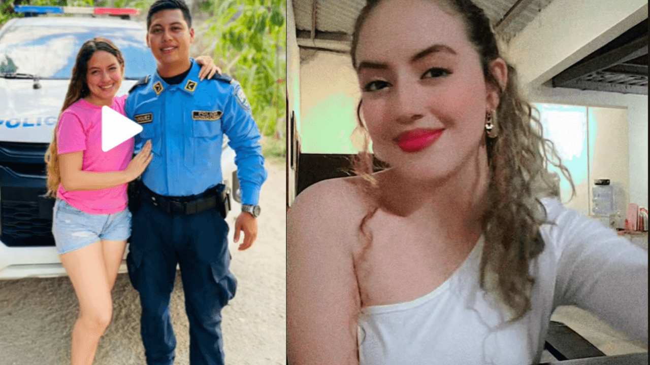 Imagen de 'Por ella me dejo arrestar': hermana de policía hondureño roba suspiros en redes sociales