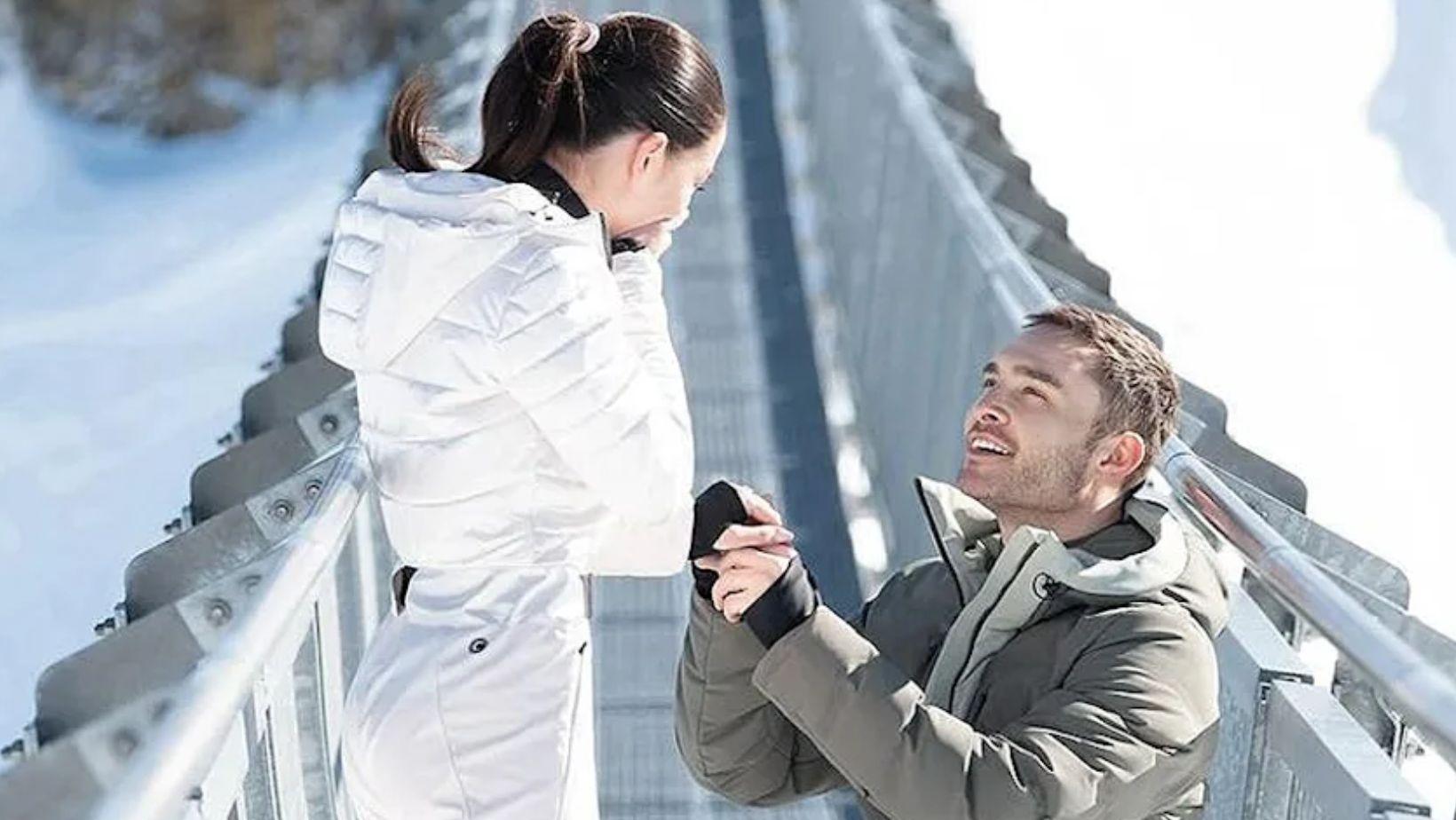 Imagen de Las imágenes de la espectacular pedida de mano de Ed Westwick, protagonista de 'Gossip Girl'