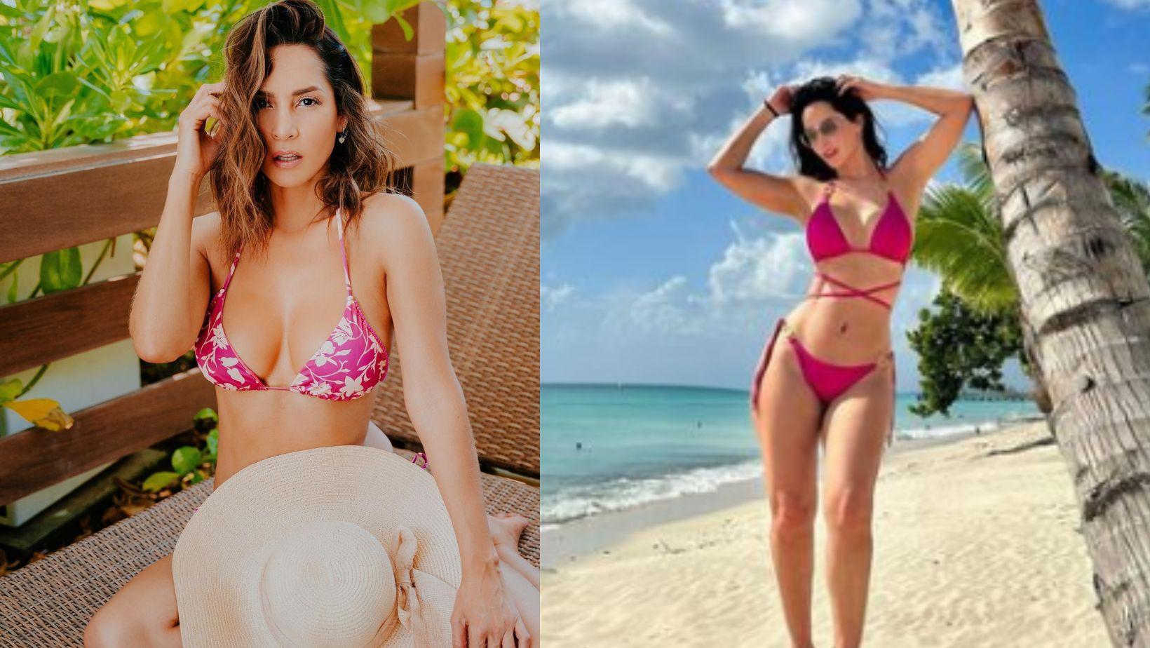 Imagen Principal de Nota: Carmen Villalobos subió la temperatura a sus 40 años luciendo un sexy traje de baño