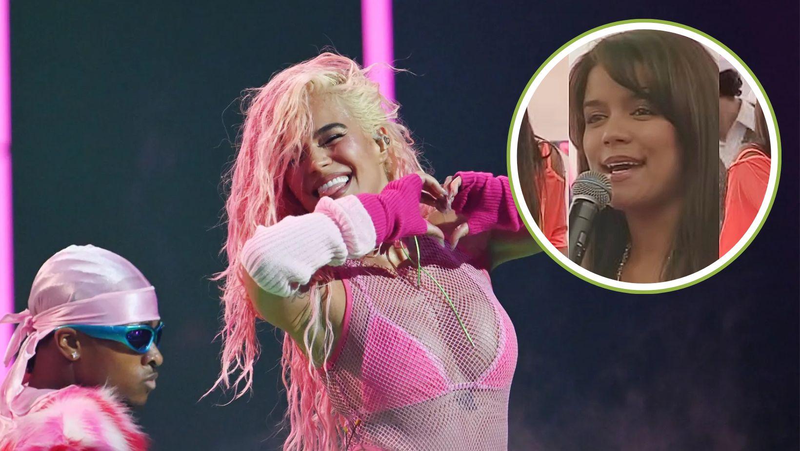 Imagen Principal de Nota: Karol G, así fue su primera presentación a los 17 años en la tv colombiana
