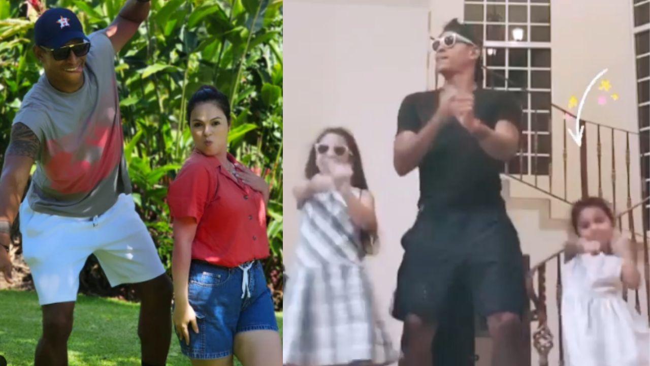 Imagen de Carlo Costly sigue mostrando su talento con el baile junto a su esposa e hijas
