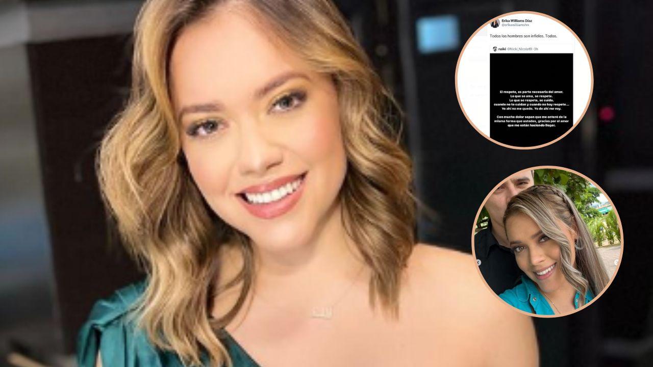 Imagen Principal de Nota: Erika Williams sorprende con tremenda revelación ¿Le fueron infiel?