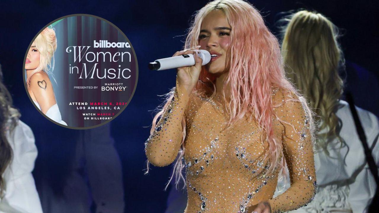Imagen Principal de Nota: Karol G nombrada como la ‘Mujer del año’  2024 de Billboard, aquí su discurso