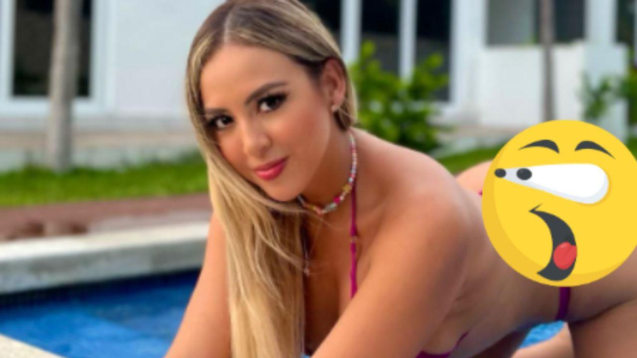 Imagen de Kimy Leveron  eleva la temperatura con sensual traje de baño, dejando poco a la imaginación