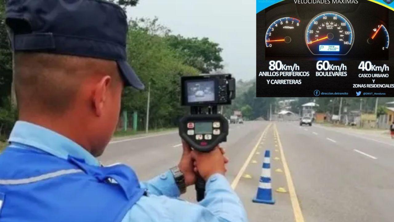 Imagen Principal de Nota: Multas y sanciones para conductores que excedan el límite de velocidad en carreteras de Honduras
