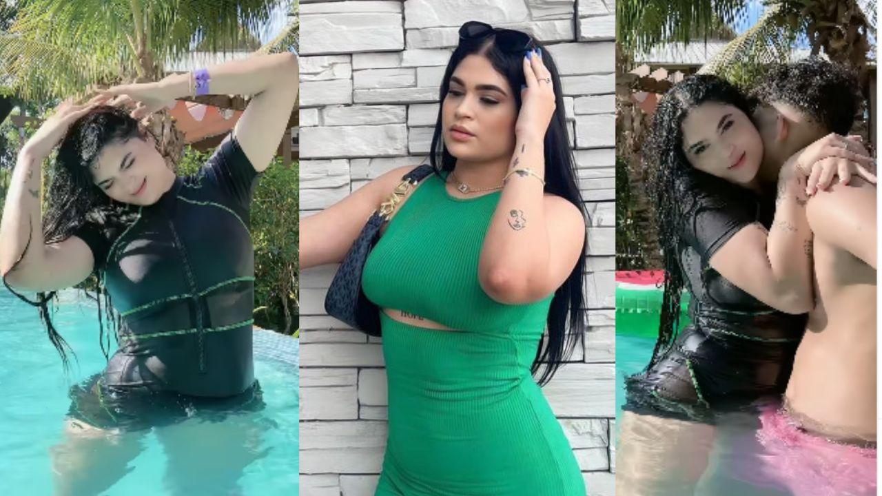 Imagen Principal de Nota: 'Juanchi' calienta las redes en colorido traje de baño