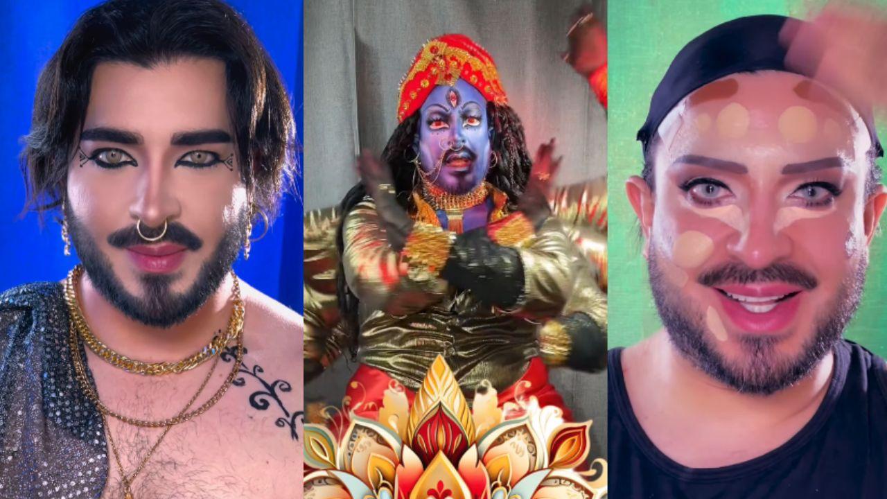 Imagen de Heber Montoya, el artista hondureño que revoluciona el trend de maquillaje hindú