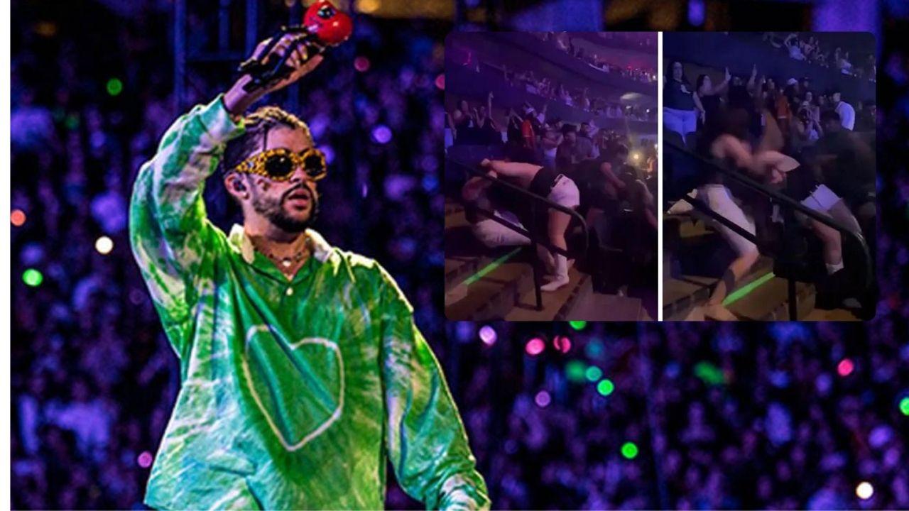 Imagen Principal de Nota: Violencia en concierto de Bad Bunny: mujeres protagonizan brutal pelea