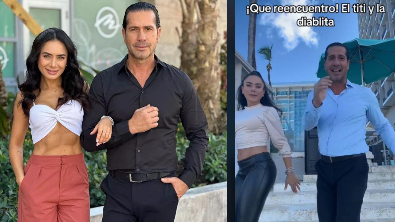 Imagen de El Titi y Johanna Fadul se reencuentran y encienden TikTok con un divertido baile