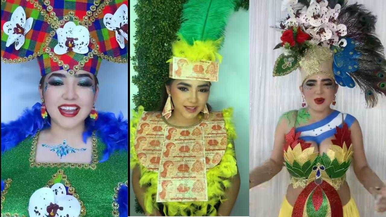 Imagen de Naye Pereira, la tiktoker que resalta la cultura hondureña al ritmo de punta