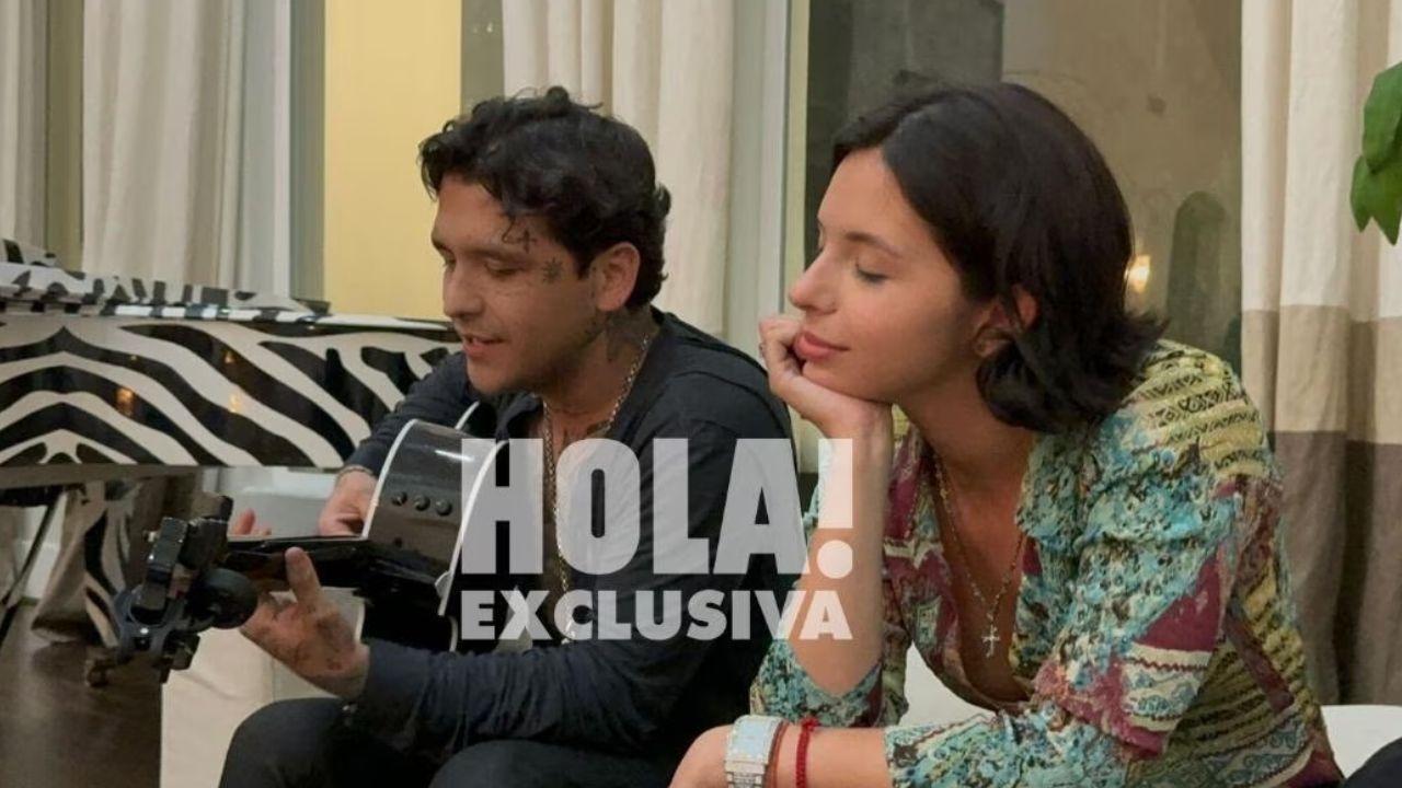Imagen de Christian Nodal y Ángela Aguilar comparten su primera foto juntos