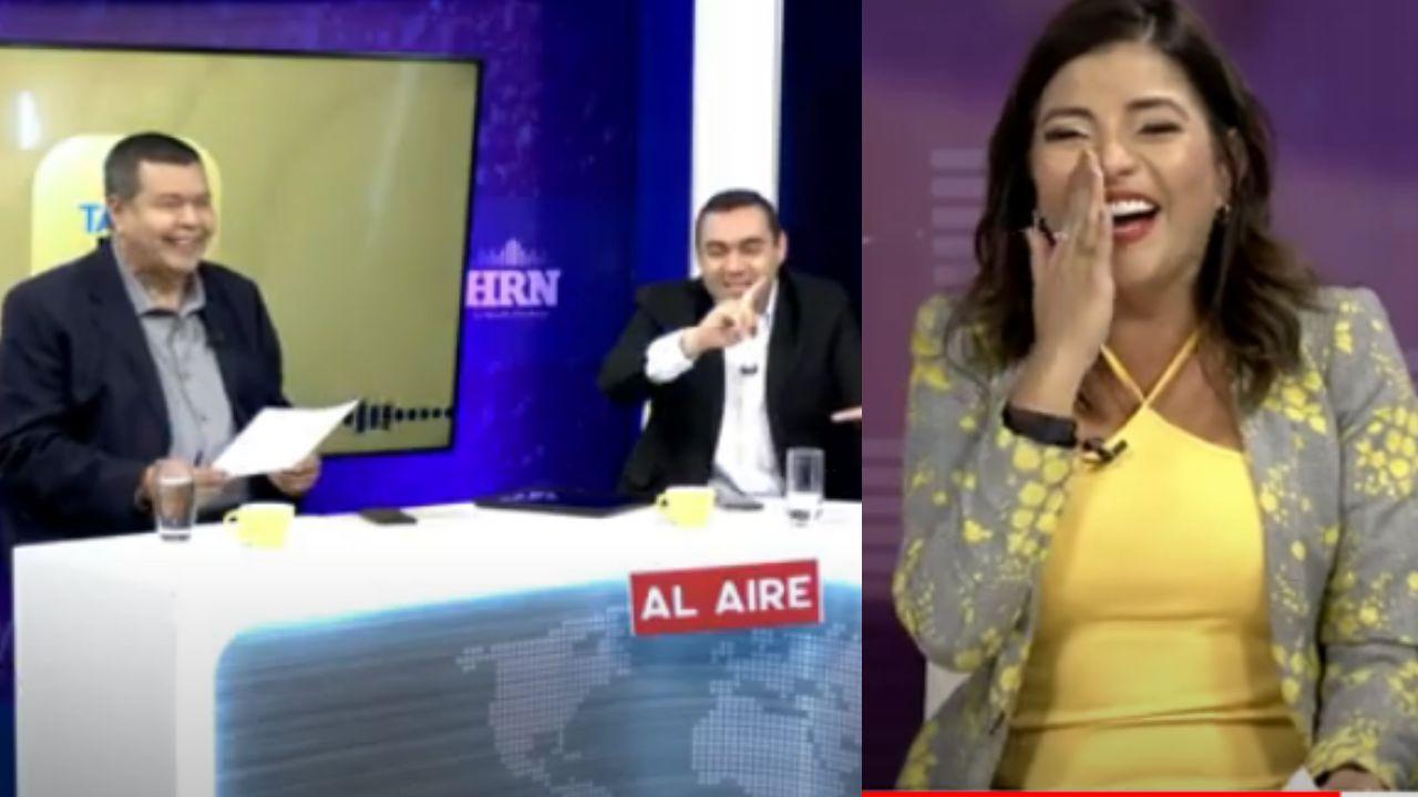 Imagen de Saraí Espinal y su contagioso ataque de risa en plena transmisión en vivo de 'La Tarde'
