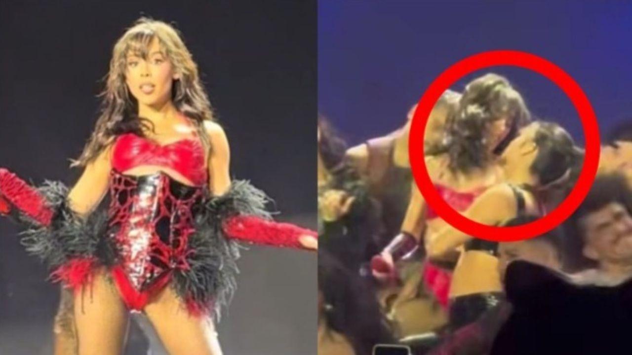 Imagen Principal de Nota: Danna Paola se atreve a besar a bailarina en los MTV MIAW 2024