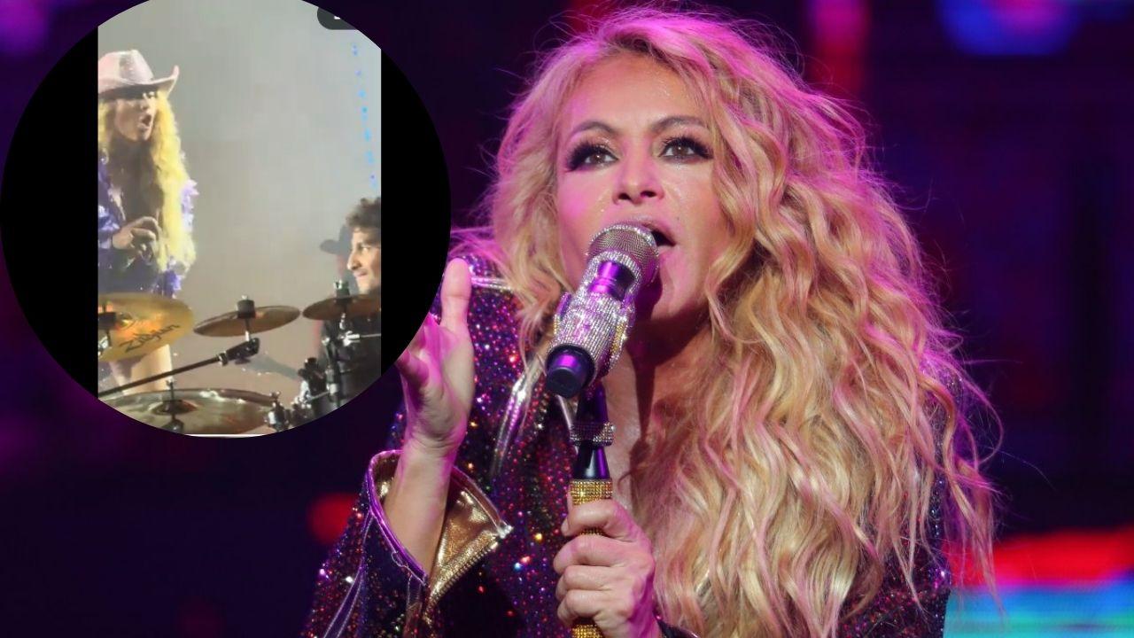 Imagen Principal de Nota: Paulina Rubio le grita e insulta a su baterista en pleno concierto