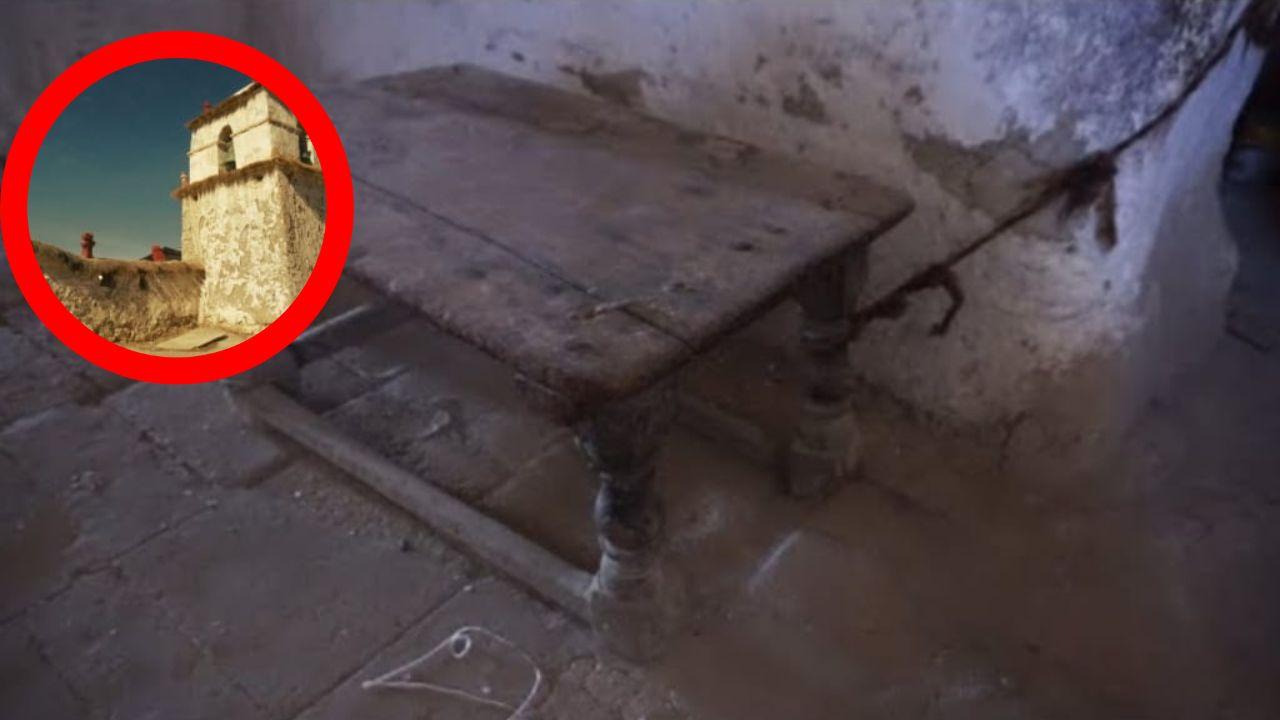 Imagen de La mesa embrujada de la iglesia de Parinacota, Chile