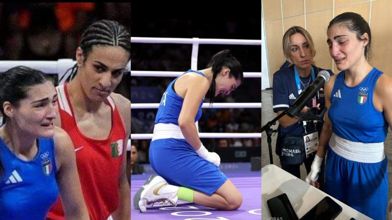 Imagen Principal de Nota: Boxeadora trans le rompe la nariz a italiana en JJ OO de París 2024
