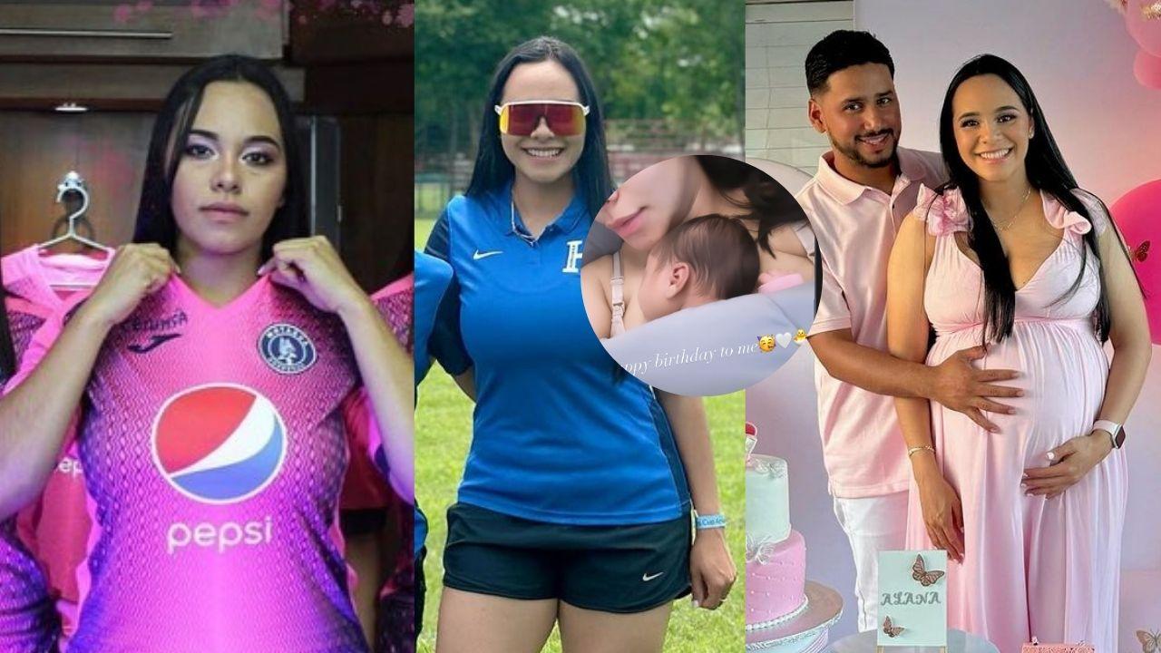 Imagen Principal de Nota: Yuridia Pineda, exjugadora del Motagua, comparte tiernas fotos de su bebé