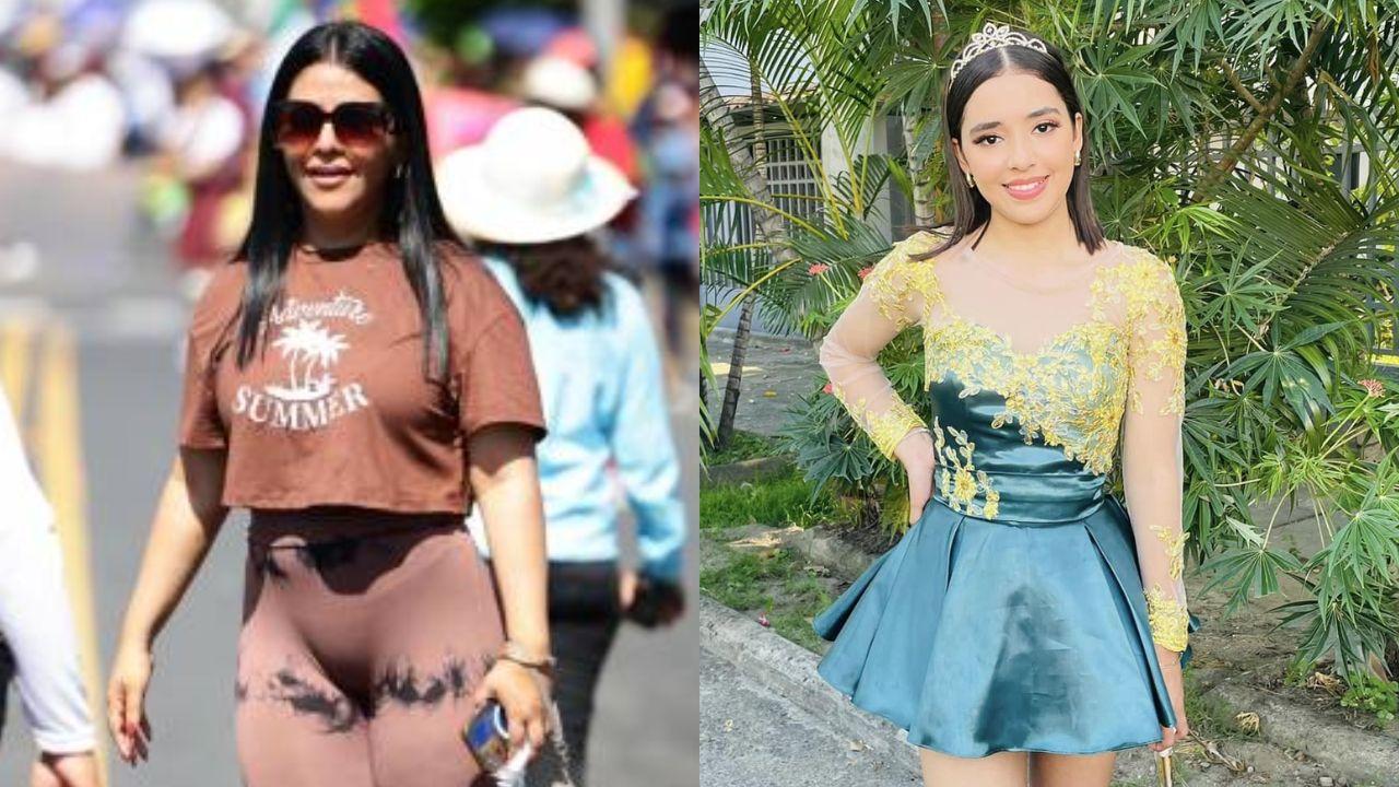 Imagen Principal de Nota: Pamela Tróchez: la madre de la palillona Adriana Madrid que acaparó miradas en los desfiles patrios de San Pedro Sula