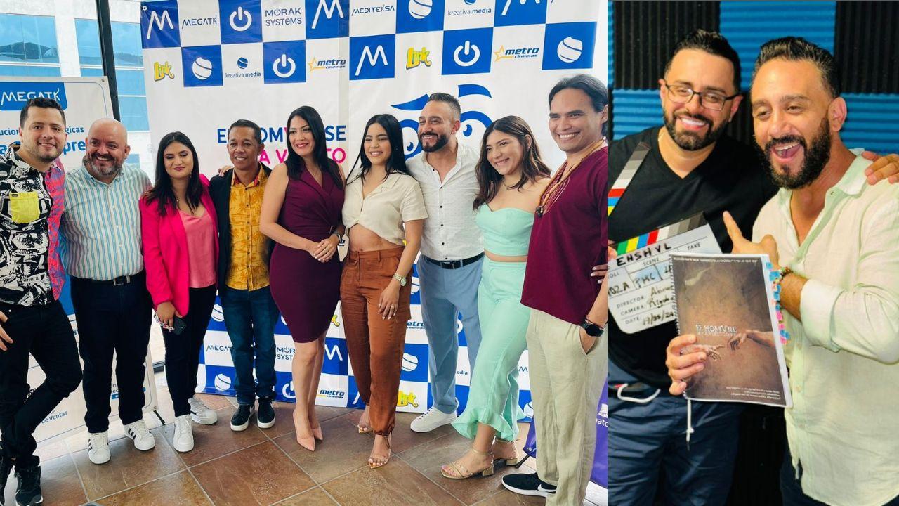 Imagen Principal de Nota: Alan Mancía, Santiago Gálvez y Gaby Galeas  entre los actores de la película ‘El Homvre se ha vuelto loco’