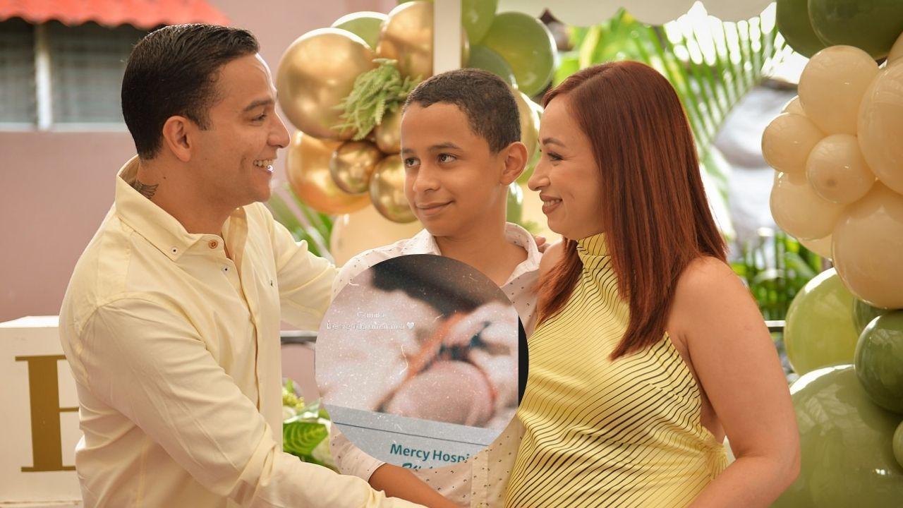 Imagen Principal de Nota: ¡Nació Camilo! Erik Chavarría y Jennifer Paola agrandan la familia