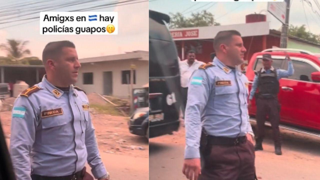 Imagen de ‘Arrésteme, oficial’: Policía hondureño se vuelve viral en TikTok por su atractivo
