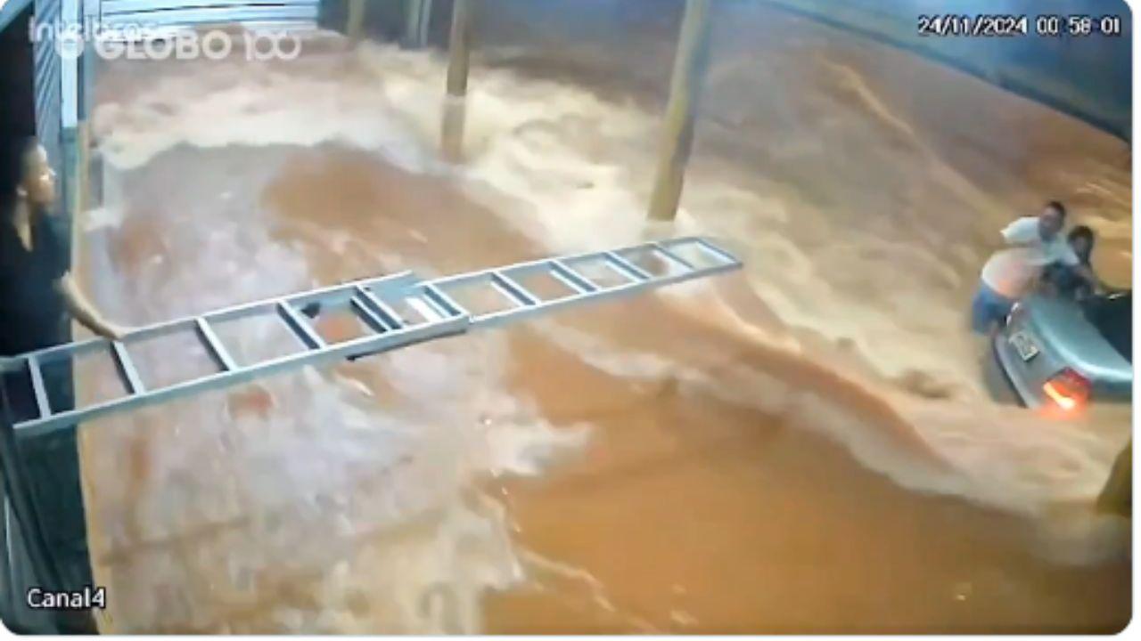 Imagen de Influencer muere arrastrada durante inundaciones, todo quedó grabado