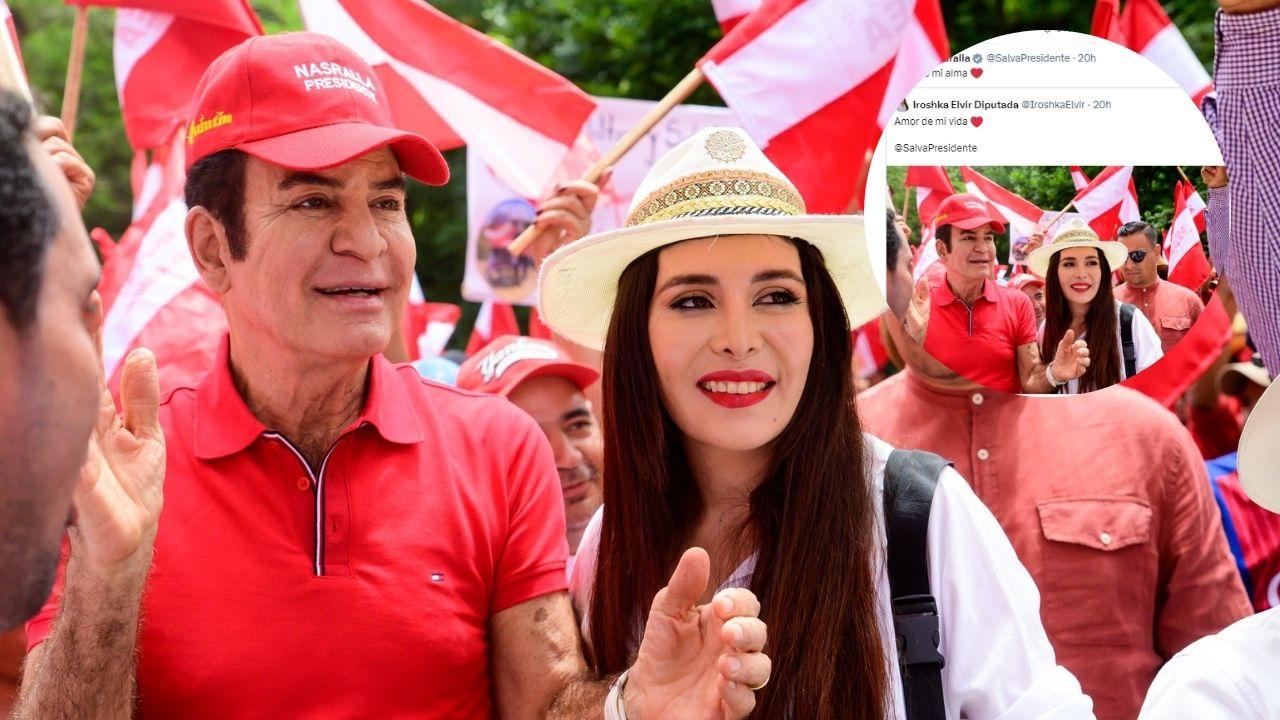 Imagen Principal de Nota: Salvador Nasralla y su esposa Iroshka Elvir derrochan amor en redes con un tierno mensaje