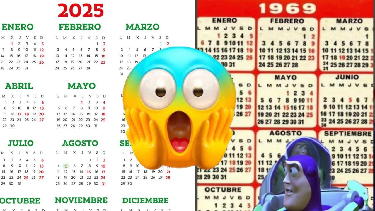 Imagen de Un fenómeno curioso: El calendario de 1969 se repite en 2025, un viaje en el tiempo